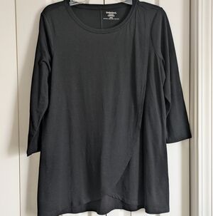 Motherhood Black Long Sleeve Top